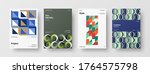 abstract brochure cover vector... | Shutterstock .eps vector #1764575798
