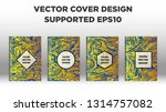 mixture of acrylic paints.... | Shutterstock .eps vector #1314757082