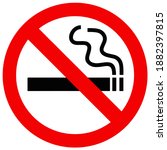 no smoking sign vector icon... | Shutterstock .eps vector #1882397815