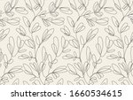 seamless floral pattern with... | Shutterstock .eps vector #1660534615
