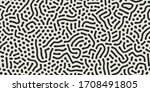 vector seamless black and white ... | Shutterstock .eps vector #1708491805