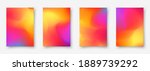 abstract colorful gradient art... | Shutterstock .eps vector #1889739292