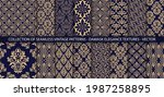 set of ornate vector ornamenal... | Shutterstock .eps vector #1987258895