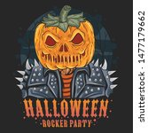 halloween pumpkin new artwork... | Shutterstock .eps vector #1477179662