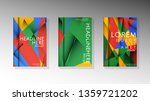 gradient minimal geometric... | Shutterstock .eps vector #1359721202