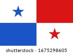 flag of panama. republic of... | Shutterstock . vector #1675298605