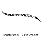 tattoo maori design. ethnic... | Shutterstock .eps vector #2145996525