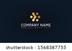 gold concept logo design ... | Shutterstock .eps vector #1568387755