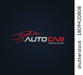 car garage premium concept logo ... | Shutterstock .eps vector #1809420808