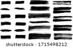 hand drawn brush stroke... | Shutterstock .eps vector #1715498212