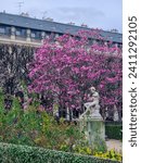 Small photo of PARIS - JULY 13 : Palais-Royal, originally called Palais-Cardinal, it was personal residence of Cardinal Richelieu in Paris, France on July 13,2012. Architectural fragments.