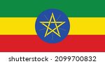 ethiopia national flag vector... | Shutterstock .eps vector #2099700832