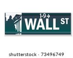 Realistic Wall Street Vector...