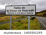 Road Sign On The Isle Of Harris ...