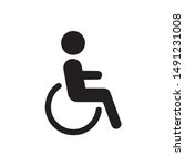 Wheelchair Icon Vector. Linear...