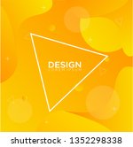 liquid color shape abstract... | Shutterstock .eps vector #1352298338