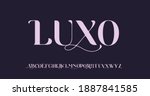 elegant awesome alphabet... | Shutterstock .eps vector #1887841585