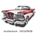 retro car. | Shutterstock .eps vector #242169838
