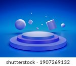 podium and pedestal... | Shutterstock . vector #1907269132