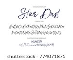 star dust. handdrawn... | Shutterstock .eps vector #774071875