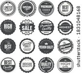  retro badges business promot... | Shutterstock .eps vector #1831048168