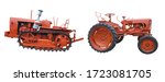 Old Red Agricultural Tractors...