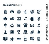 simple bold vector icons... | Shutterstock .eps vector #1428874865