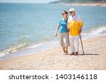 family, age, travel, tourism and people concept - Senior couple rest at tropical resort near sea