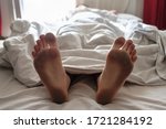 Dirty Bare Feet Of A Sleeping...