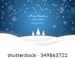 christmas background | Shutterstock . vector #349863722