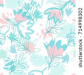 Chic Floral Seamless Pattern  ...