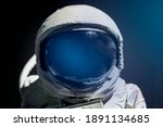 Spacesuit Helmet Visor Close Up ...