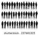 silhouette of business and... | Shutterstock .eps vector #237681325