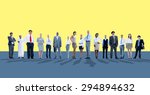 business people aspiration team ... | Shutterstock . vector #294894632