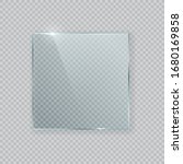 square vector glass frame.... | Shutterstock .eps vector #1680169858