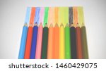 streaks of colored pencils that ... | Shutterstock . vector #1460429075