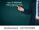 Small photo of How to prepare for AI revolution, education concept. Educational institutions and white collar workers must be prepared for the revolution caused by the implementation of Artificial Intelligence.