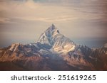 instagram filter Himalaya mountains.