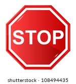 Vector Illustration Of Stop Sign