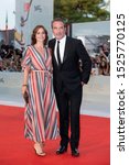 Small photo of VENICE, ITALY - AUGUST 30: Jean Dujardin and Nathalie Pechalat attend the premiere of the movie "J'Accuse" during the 76th Venice Film Festival on August 30, 2019 in Venice, Italy.