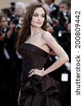 Small photo of CANNES, FRANCE - MAY 16: Angelina Jolie attends 'The Tree Of Life' Premiere during the 64th Cannes Film Festival on May 16, 2011 in Cannes, France.