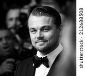 Small photo of CANNES, FRANCE - MAY 15: Actor Leonardo DiCaprio attends the Premiere of 'The Great Gatsby' at The 66th Cannes Film Festival Festivals on May 15, 2013 in Cannes, France