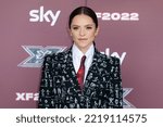 Small photo of MILANO, ITALY - OCTOBER 25: Singer and presenter Francesca Michielin attends the X Factor Live Photo-call at Repower Theatre on October 25, 2022 in Milan, Italy