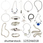 Collection Of Silver Jewelery
