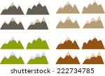 vector pack of various... | Shutterstock .eps vector #222734785