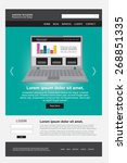 website design  | Shutterstock .eps vector #268851335
