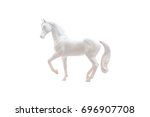 Statuette of white horse...