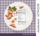 Vector Of Nutrition Facts One...