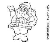 Santa Claus Vector Outline Free Vectors 840 Downloads Found At