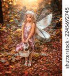 Portrait fantasy little fairy...